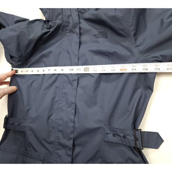The North Face Tomales Bay DryVent Jacket Women's Small Blue Full Zip Hooded - Picture 2 of 12